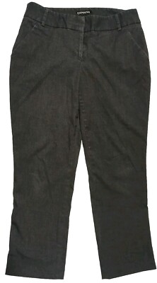 Express Editor Dark Grey Pants. Size 4S/Petite