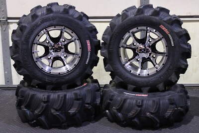 KAWASAKI MULE SX 25'' EXECUTIONER ATV TIRE & COBRA M/B WHEEL KIT KAW1CA
