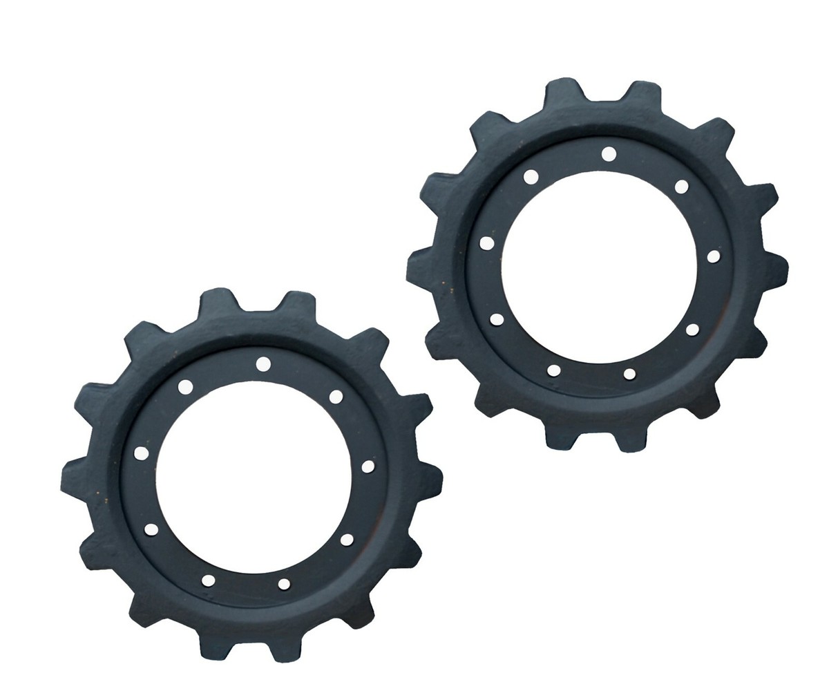 2 Drive Sprockets,14 Tooth, 9 Bolt, 242mm, Fits Many Skid Steers