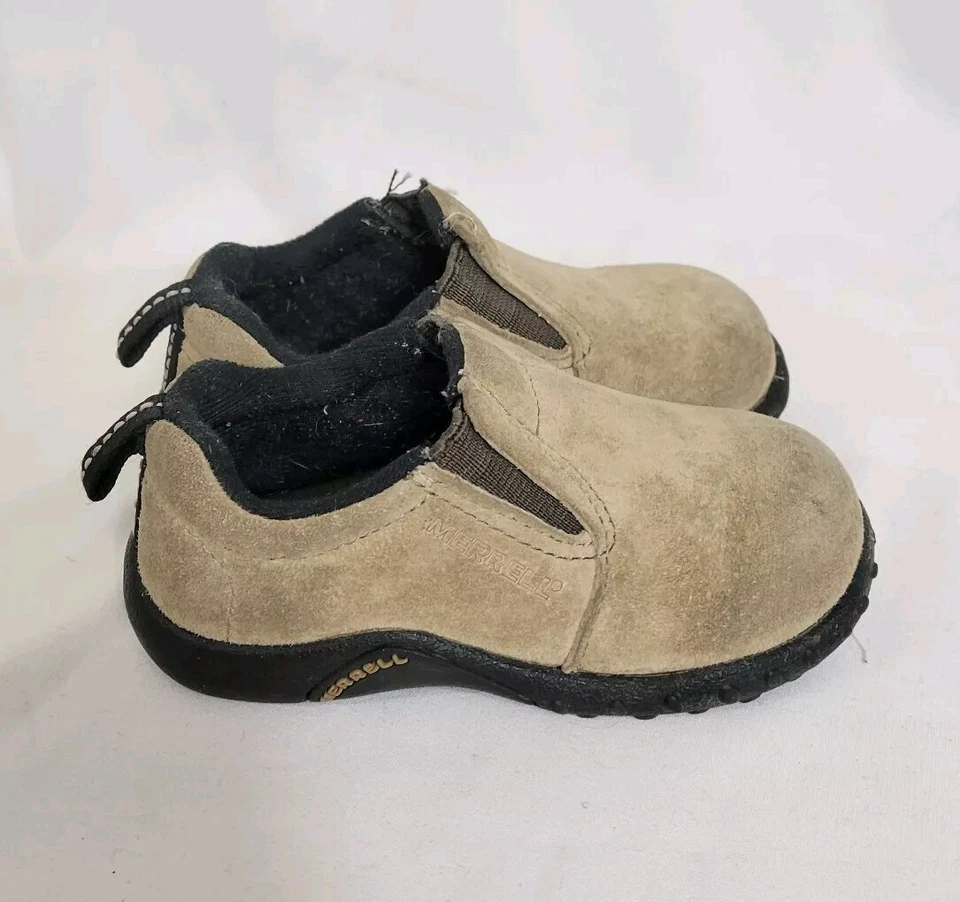 Zapatos Merrell Jungle Moc clásicos de gamuza topo para bebé niño pequeño talla 6,5 Foto 2 de 4