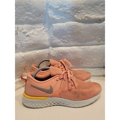 Nike Womens Odyssey React 2 FK AH1016-602 Orange Casual Shoes Sneakers SZ 7