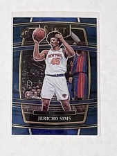 2021-22 Panini Select  Jericho Sims RC Concourse Blue Prizm #87 New York Knicks