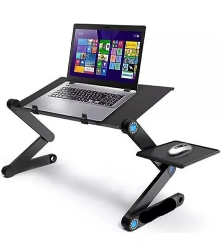 360° Adjustable Laptop Table Stand Lap Sofa Bed Tray Foldable PC Notebook Desk - Picture 7 of 11