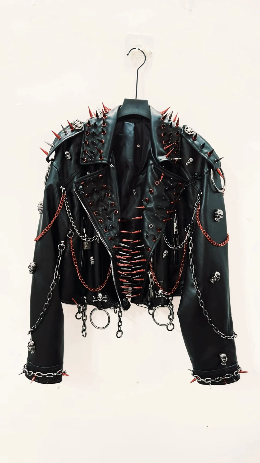 Vintage Leather Jacket Gothic Leather Jacket Punk Leather Jacketoversizeleather
Opens in a new windo