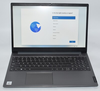 15.6'' Lenovo ThinkBook 15 IIL Laptop i5-1035G1 1.00GHz 8GB RAM 256GB SSD Read*