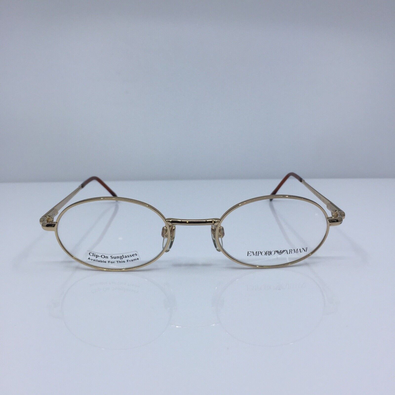 New Vintage Emporio Armani 077 Oval Eyeglasses EA… - image 3