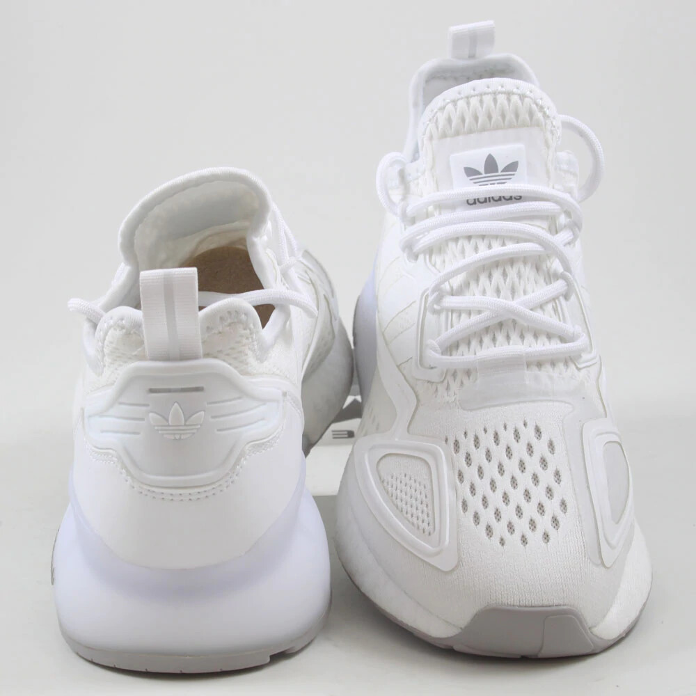 Adidas ZX 2K Boost Youth Size Cloud Triple White Gray FW1910 Girls