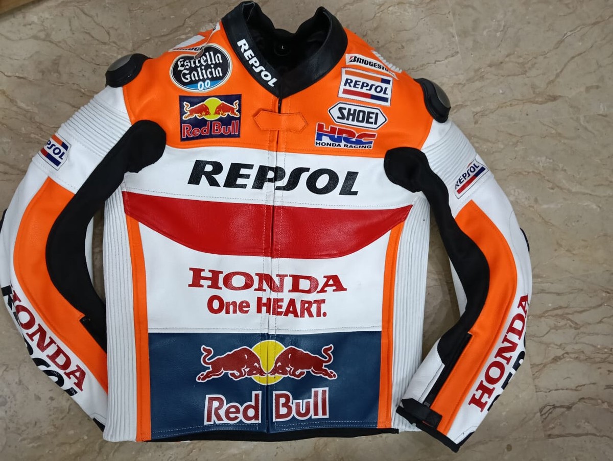 Repsol Motorcycle Jacket | Racing Biker Leather Jacket