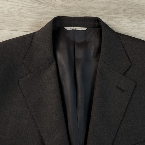 Canali 1934 Sport Coat Men's 44R (EU 54R) Gray Wool Two Button Ventless Blazer
