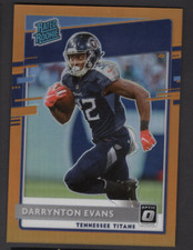 2020 Panini Donruss Optic DARRYNTON EVANS Orange /199 SP Rookie RC #183