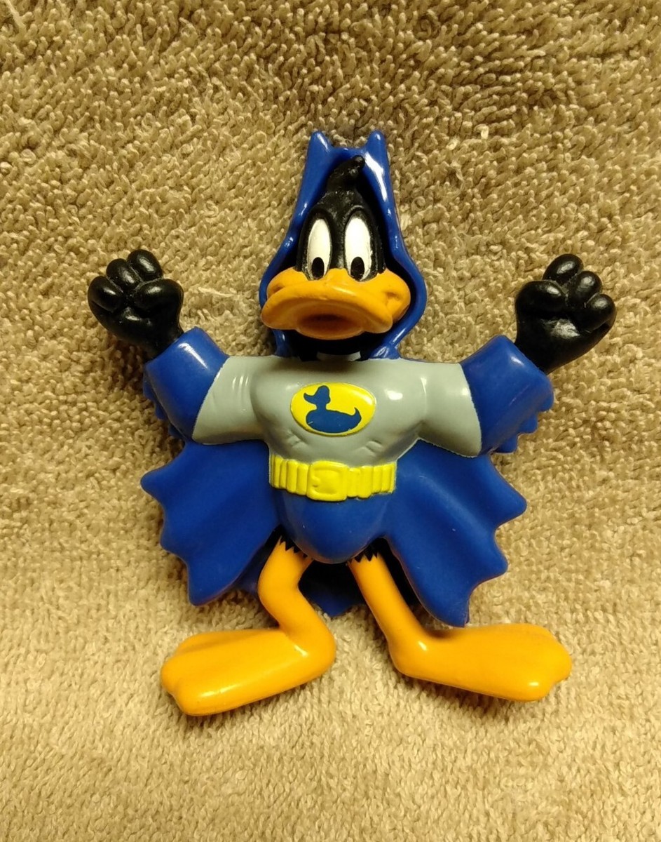 Vintage 1991 McDonalds Daffy Duck Looney Tunes Superhero Batduck