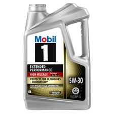 Mobil 1 5W-30 Extended Performance High Mileage Full Synthetic Engine Oil - 5 Qt