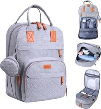Backpack Diaper Baby Bag Waterproof Insulated Spacious, Portable Lightweight NEW