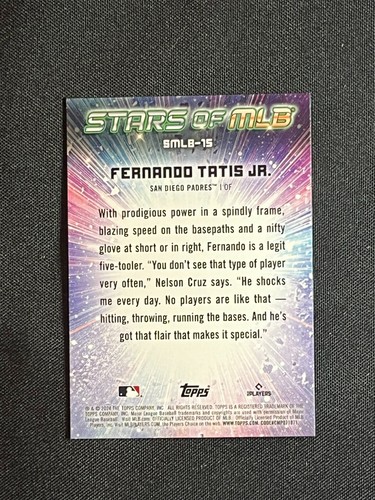 2024 Topps Series 1 Stars of MLB Insert "You Pick" to Complete Your Set - Picture 63 of 121