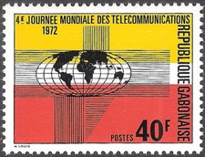 Gabon 1972 4th World Telecommunications Day  MNH (SC# 294)