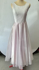 Vintage 1990's Lavender Prom Evening Party Dress Size 7/8
