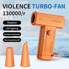 Portable Mini Blower Fan Rechargeable Violent Turbofan Motor 130000RPM
