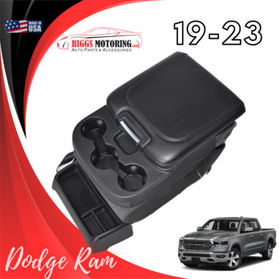 2019-2023 Dodge Ram 2500 3500 Center Console Jump Seat Storage