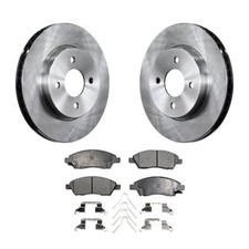 For Nissan Versa Note Micra Front Disc Brake Rotors And Ceramic Pads Kit 