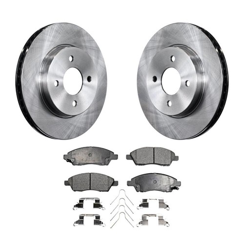 For Nissan Versa Note Micra Front Disc Brake Rotors And Ceramic Pads Kit  - Picture 1 of 14