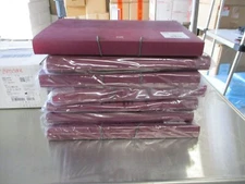 LOT OF 7 TRU RED Reinforced Plastic Accordion File 13-Pocket Letter Size Purple