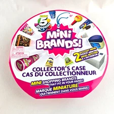 Zuru 5 Surprise Mini Brands Collector’s Case with 14 Mini Figures Food Toys