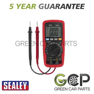 Sealey 8 Funktionen Profi Auto-Ranging Digital Multimeter TM102