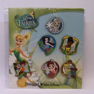 B5 Disney Parks Pin Fairies Booster 6 Pin Set Tinker Bell Silvermist Iridessa