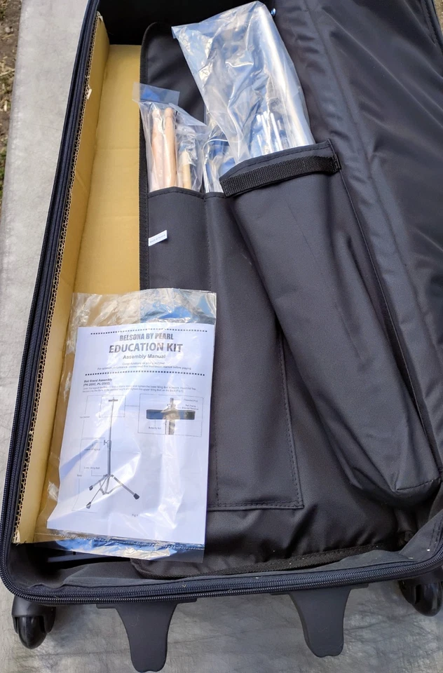Centro de Aprendizaje de Percusión Pearl Belsona con Estuche Rodante - ¡¡Nuevo en Caja Abierta!!! Foto 4 de 4