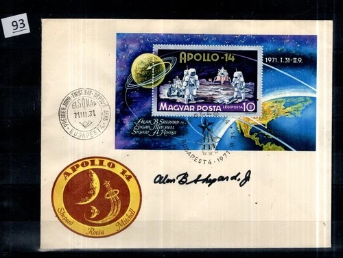 // HUNGARY 1971 - FDC - SPACE - APOLLO 14 - SIGNED - SHEPARD