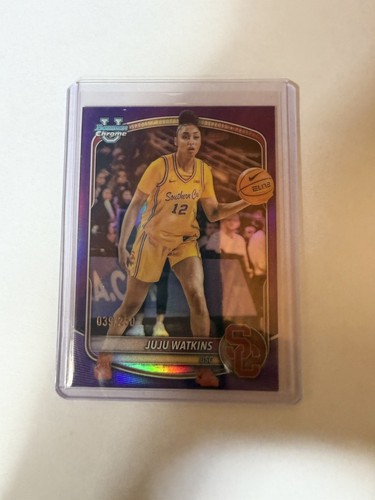 2025-26 Bowman #BCP-96 Juju Watkins Chrome Prospects Purple Refractor #/250