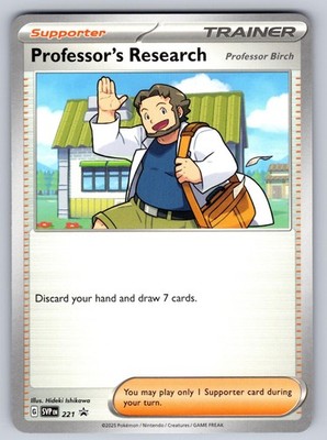 Professor's Research 221 Promo Scarlet & Violet Promo Pokemon Near Mint