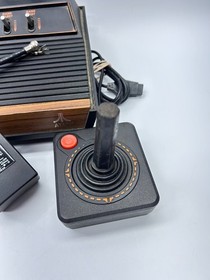 Vintage Atari CX-2600A Video Game Console w/ Joysticks and Power Cord UNTESTED