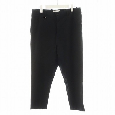 OAMC Cropped Zip Trousers Hose Saum Reißverschluss Wolle 31 Schwarz...