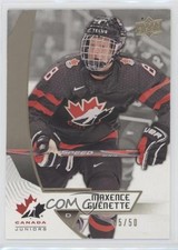 2019 Upper Deck Team Canada Juniors Midnight 5/50 Maxence Guenette #18 1o3