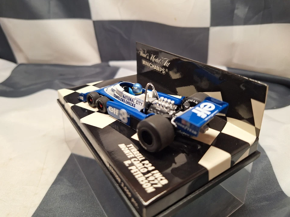 MINICHAMPS /F1 - 1977 TYRRELL P34 FNCB - RONNIE PETERSON - 1/43 SCALE MODEL CAR - Image 3 of 4