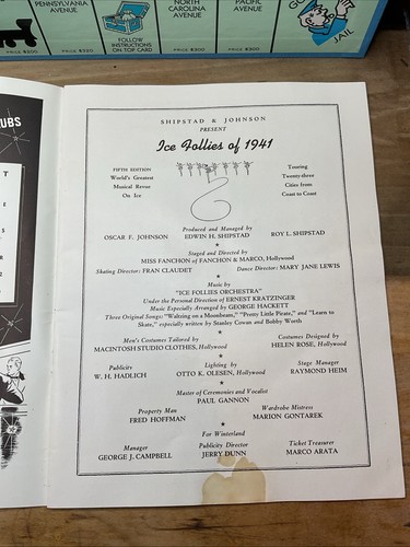 1941 Shipstads & Johnson Ice Follies Skating San Francisco Ca Program B44 - Picture 2 of 14