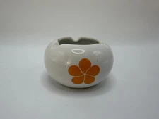 vintage Mauna Kea Beach Hotel ceramic ashtray iconic orange flower One Of A Kind