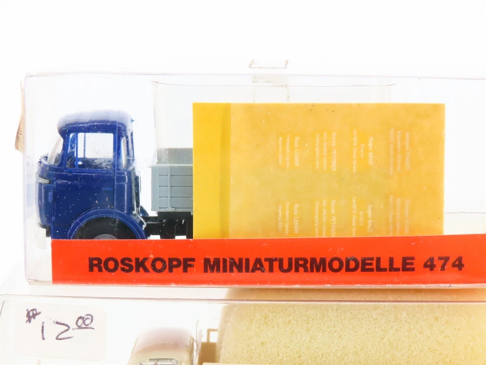 LOT of 10 HO 1/87 Scale Roskopf, BREKINA, & Other European Trucks - Image 2 of 4