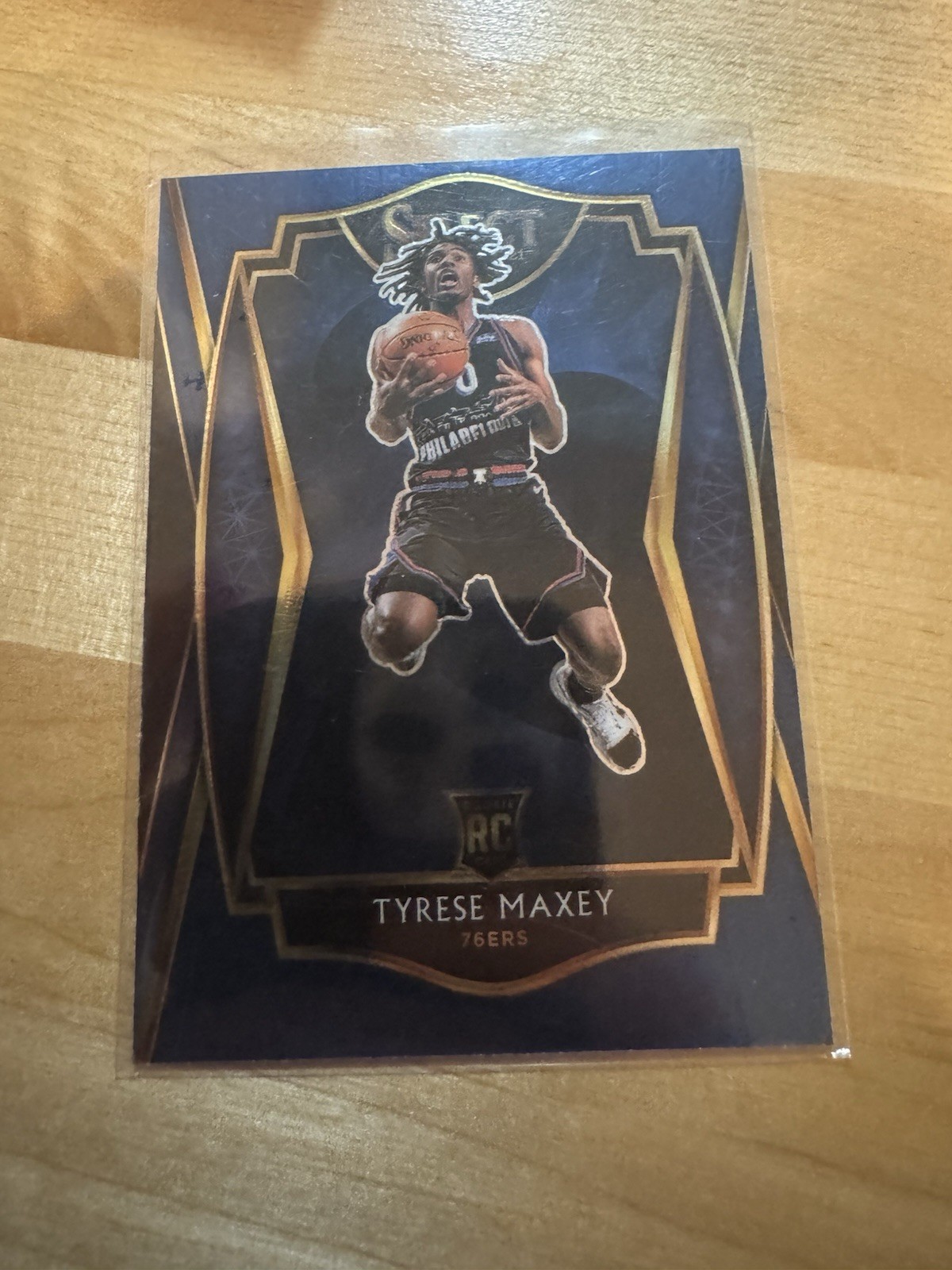 2020-21 Panini Select - Premier Level Tyrese Maxey #174 Blue (RC)