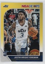 2019-20 Panini NBA Hoops Yellow Justin Wright-Foreman #256 3g6