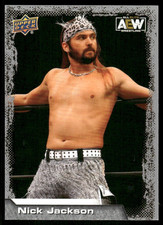 2022 Upper Deck AEW #56 Nick Jackson wrestling card