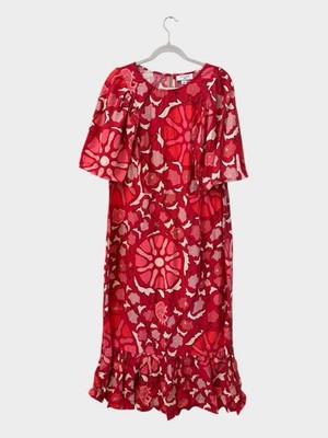 RHODE X Target Linen Floral MIDI Dress Size 18 
