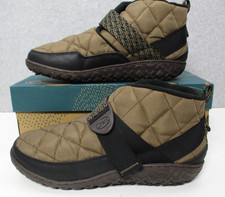 Chaco Ramble Rugged Canvas Slip On Shoes Brown Mens Sz 10