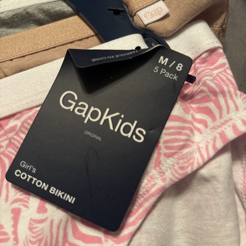 Gap Kid Cotton Bikini 5 Pack M/8 - Picture 3 of 4