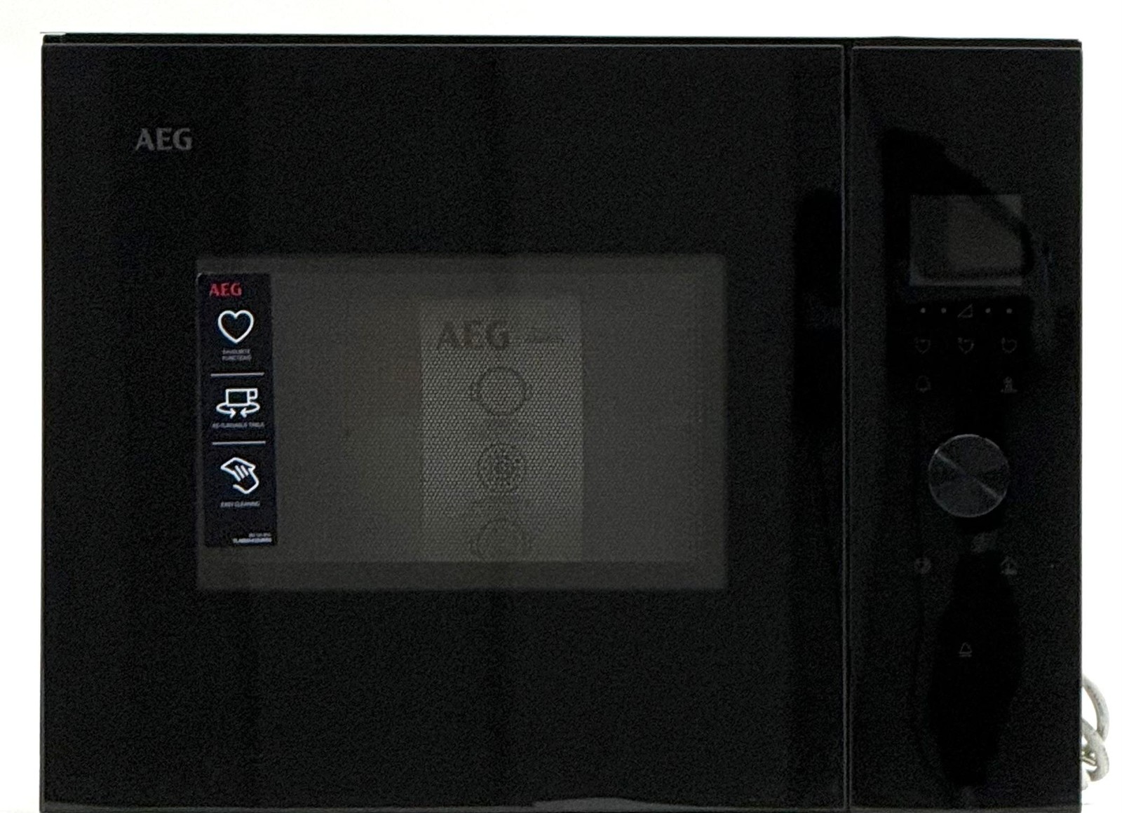 AEG TB5SM171DB Einbau-Mikrowelle 800W 17l Push-to-Open Uhr sch...