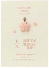 Traveler's Note Starbucks Reserve Roastery Copper Tag Sakura Traveler's Factory