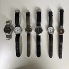 6 Men’s Watches Lot (Timex, Vintage, Automatic Indiglo, Timberland & Quartz)