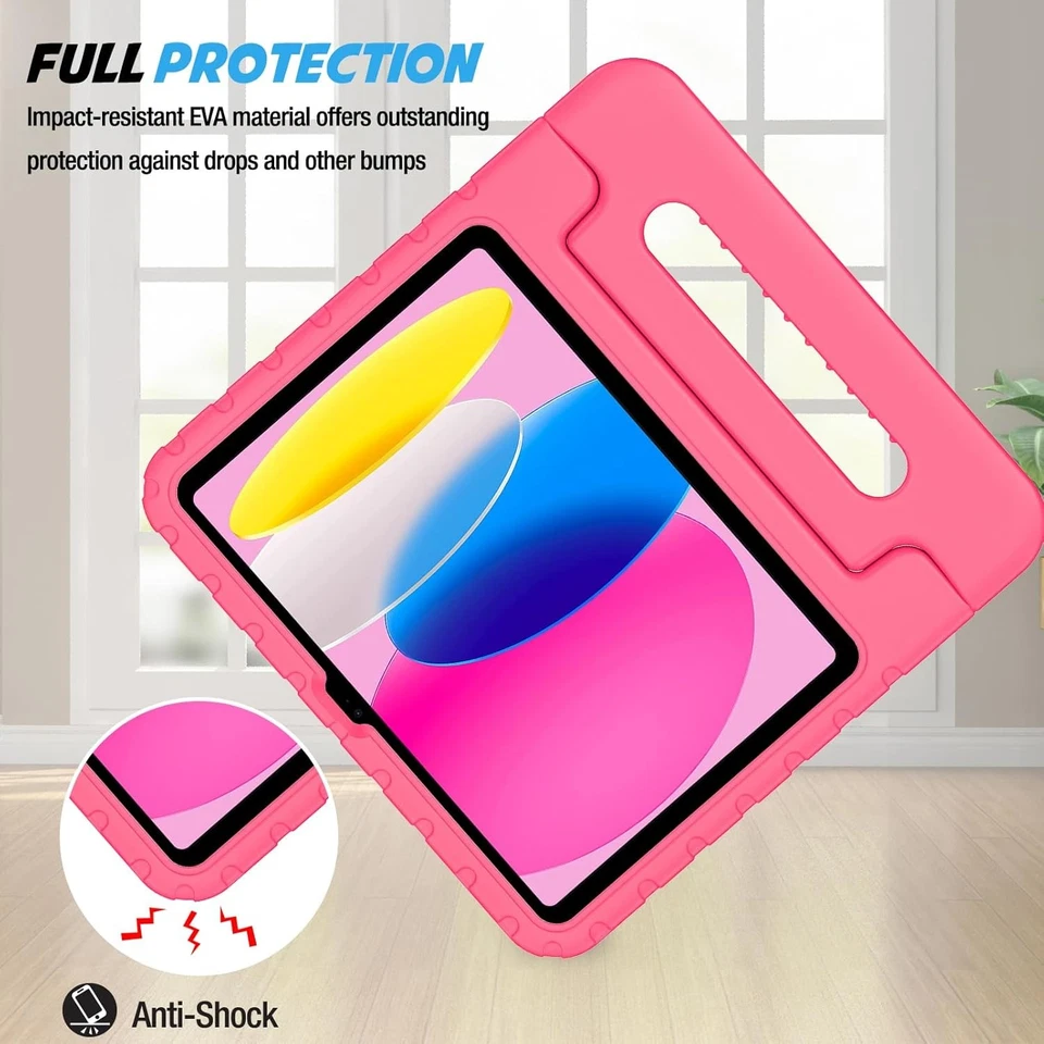 ProCase Kids Case for iPad 11th/10th Generation 11/10.9 2025/2022, Pink  - Image 3 of 4
