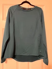 Spyder Active ~ Pullover Long Sleeve Performance Shirt - TEAL ~ Women’s ~Size XL